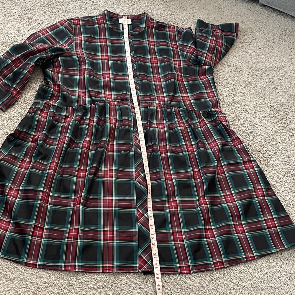 Tuckernuck Highland Tartan Royal Shirt Dress - Picture 8 of 11